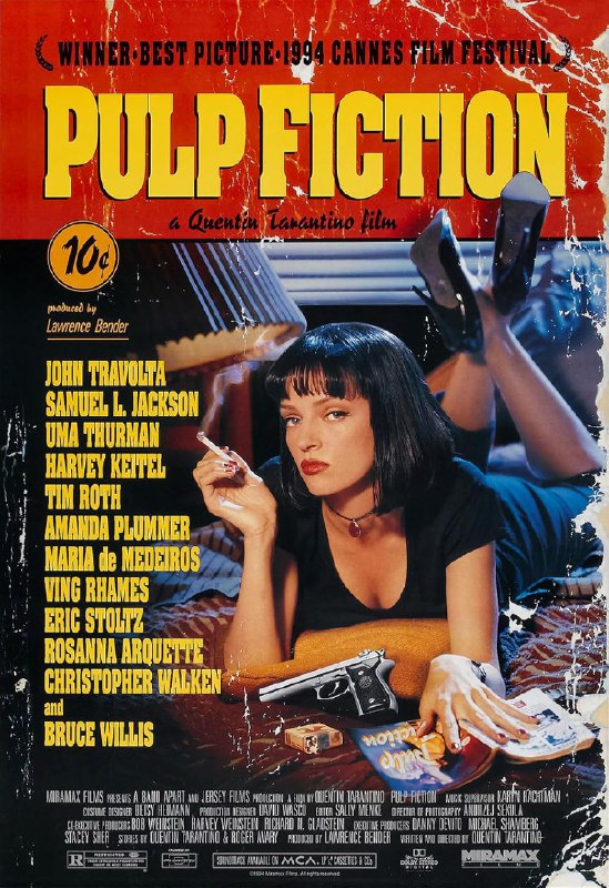 Pulp Fiction (1994) ⭐ 8.9 | Crime, Drama