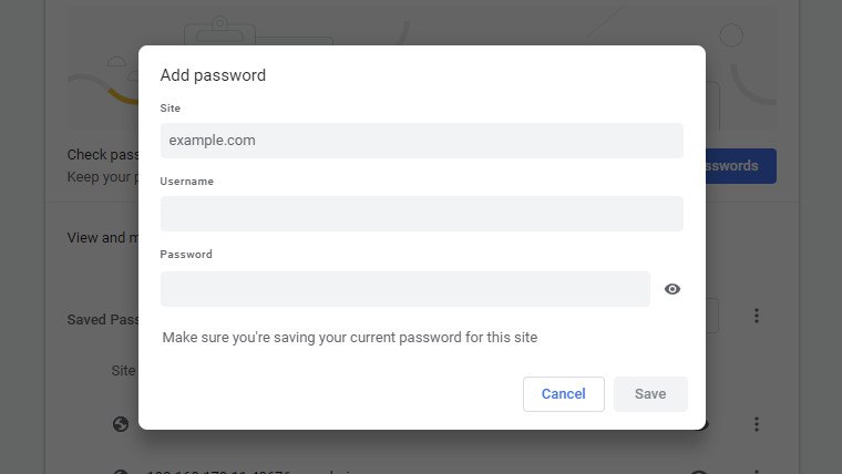 New feature in Chrome Canary lets you add passwords manually