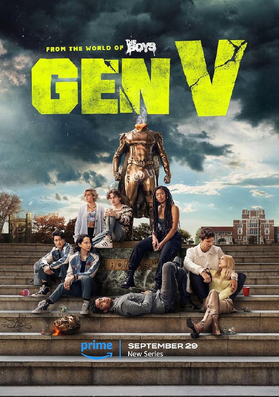 Gen V (TV Series 2023– ) ⭐ 7.7 | Action, Adventure, Comedy