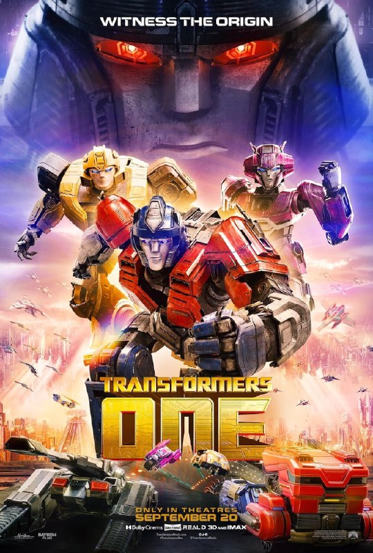 Transformers One (2024) ⭐ 7.7 | Animation, Action, Adventure