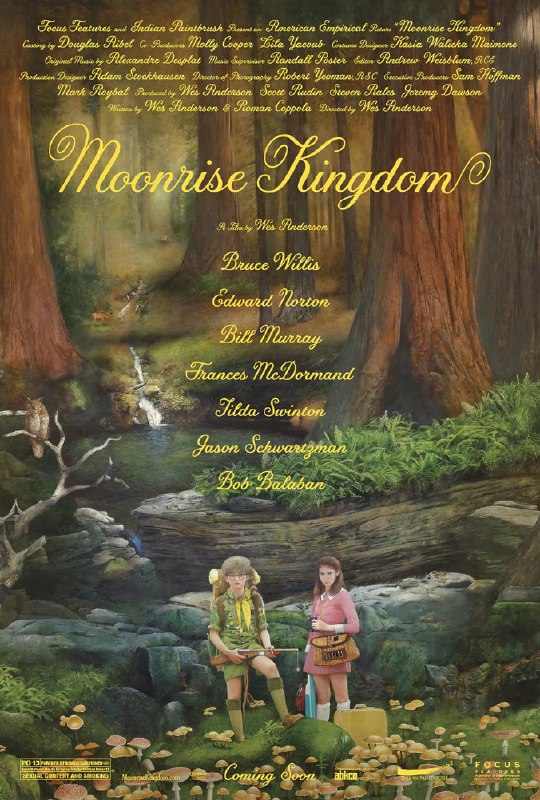 Moonrise Kingdom (2012) ⭐ 7.8 | Adventure, Comedy, Drama